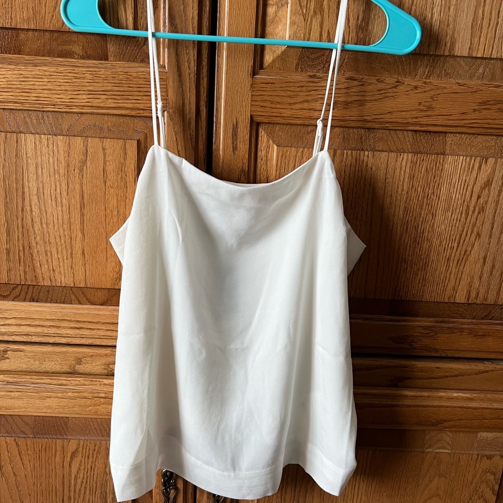 Express white square neckline camisole